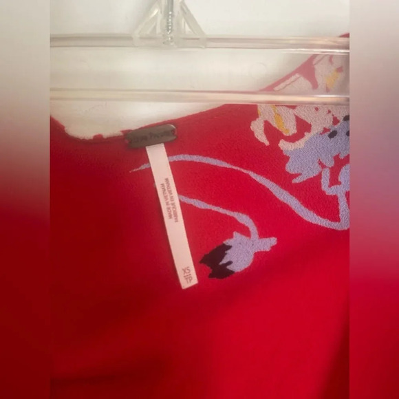 Time On My Side Red Floral Print Wrap Dress - Picture 7 of 9